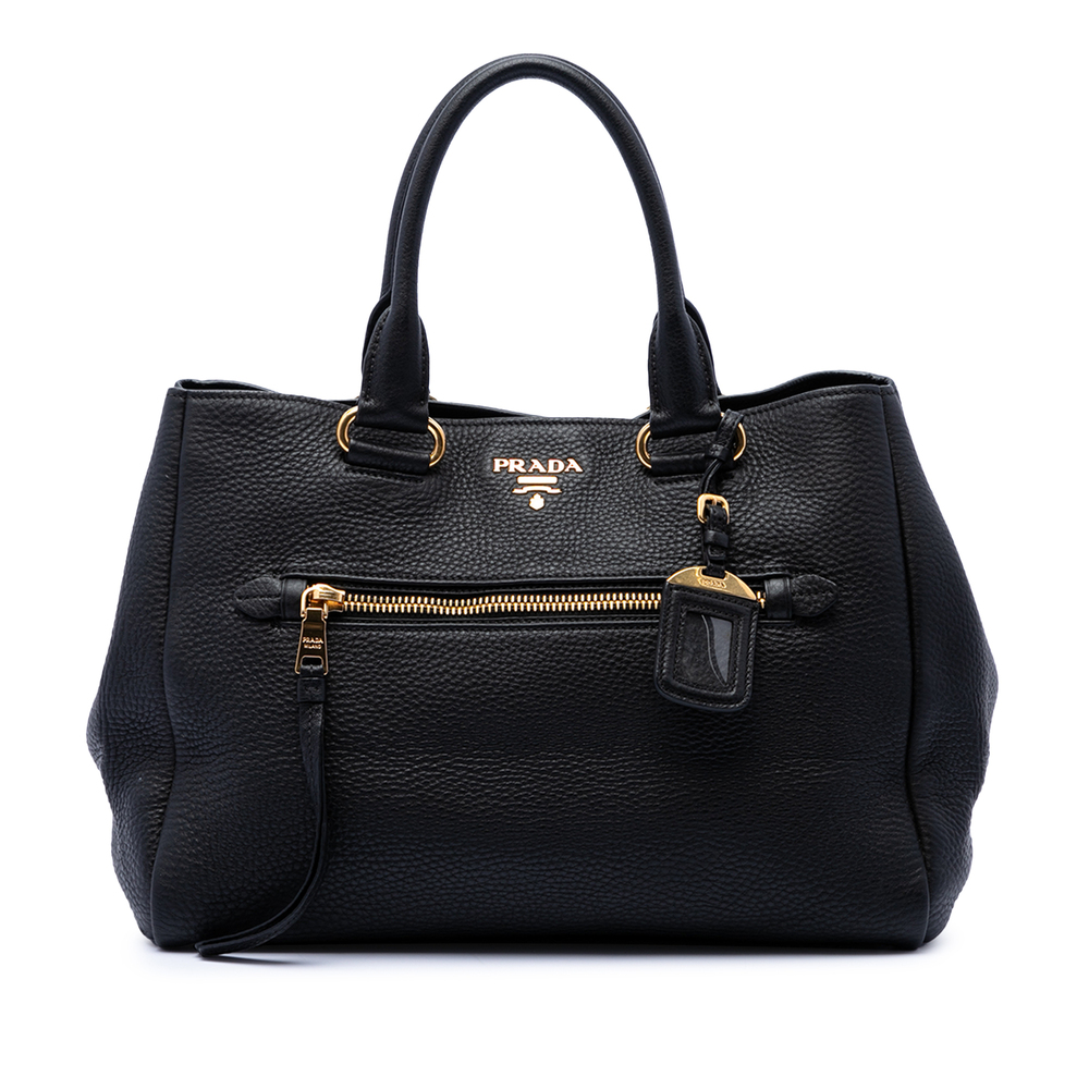 Pre-Loved Prada Vitello Phenix Open Convertible Tote